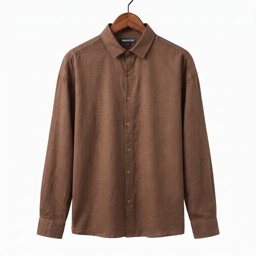 Long Sleeve Shirt - Coffee