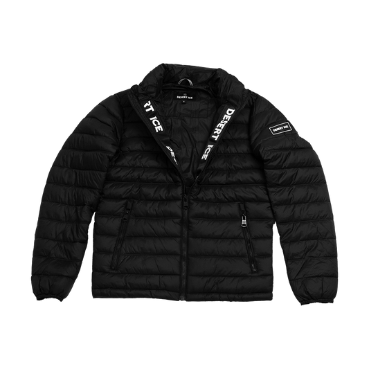 Desert Ice Puffer Jacket Pl-207 (Black) سترة منفوخة من Desert Ice Pl-207 (أسود)