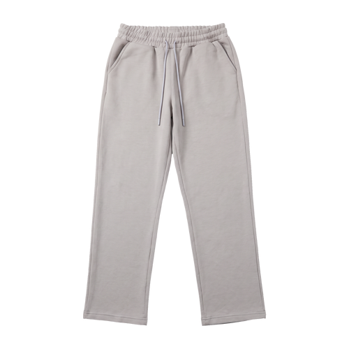 Wide Leg Cotton Sweatpants - Stone