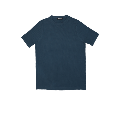 T-SHIRT KNITTED REF.KL-006"NAVY" قميص تي شيرت محبوك REF.KL-006"أزرق داكن"