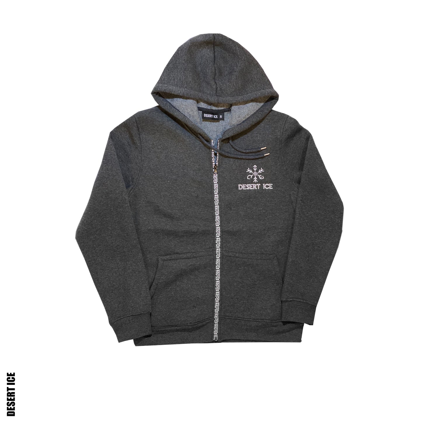 PattrenZipper jacket “Gray”