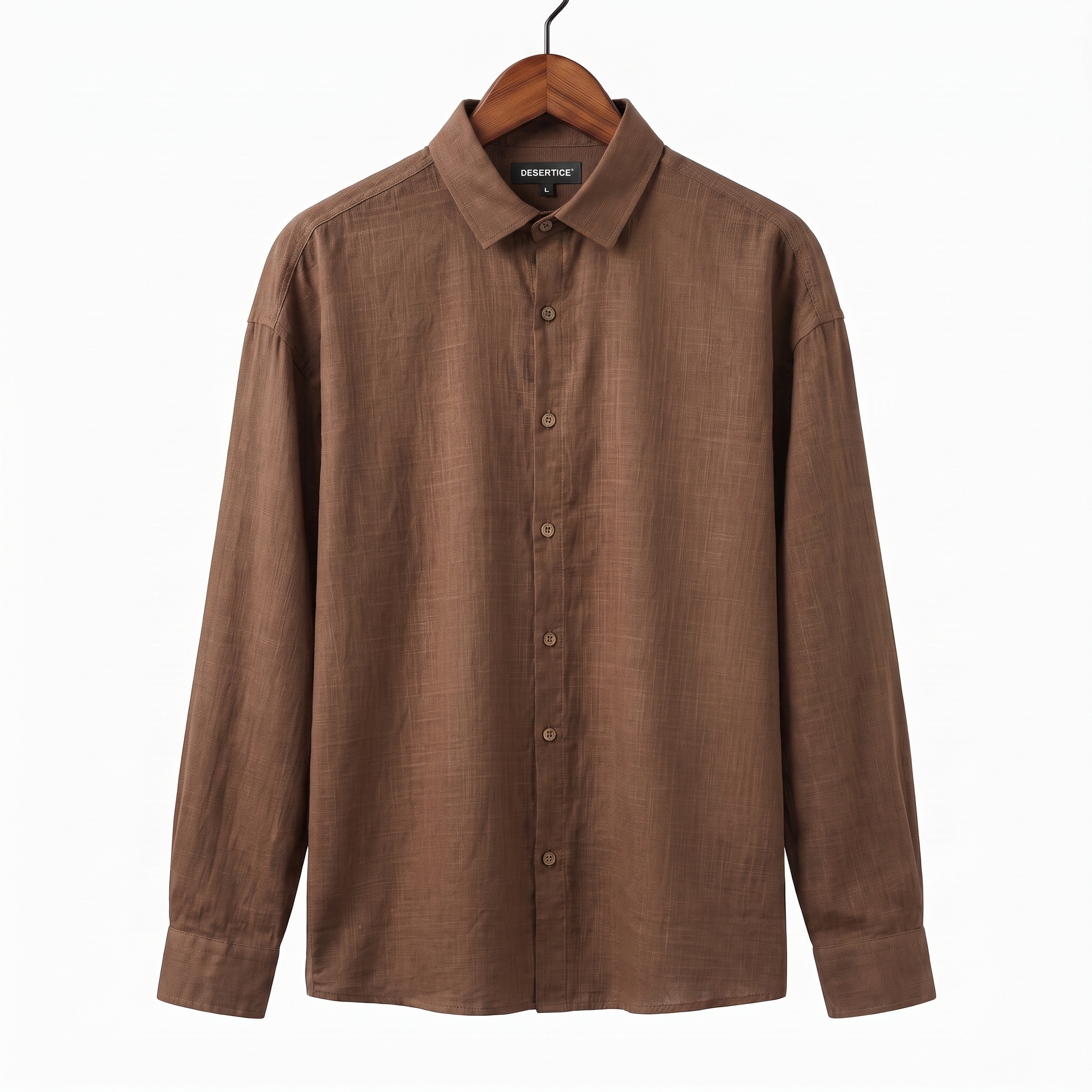 Long Sleeve Shirt - Coffee