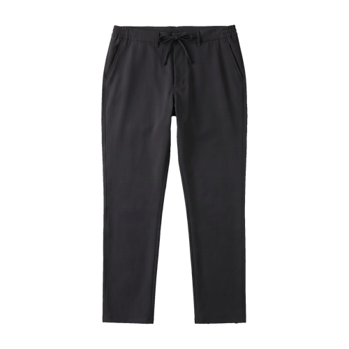 Windbreaker Casual Pants - Black