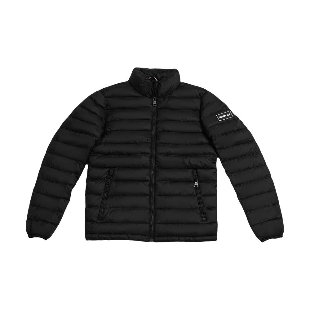 Desert Ice Puffer Jacket Pl-207 (Black) سترة منفوخة من Desert Ice Pl-207 (أسود)