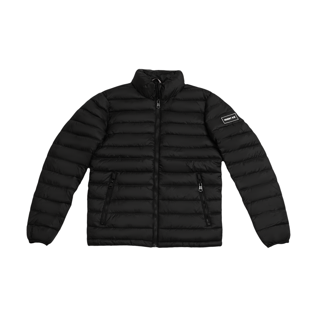 Desert Ice Puffer Jacket Pl-207 (Black) سترة منفوخة من Desert Ice Pl-207 (أسود)