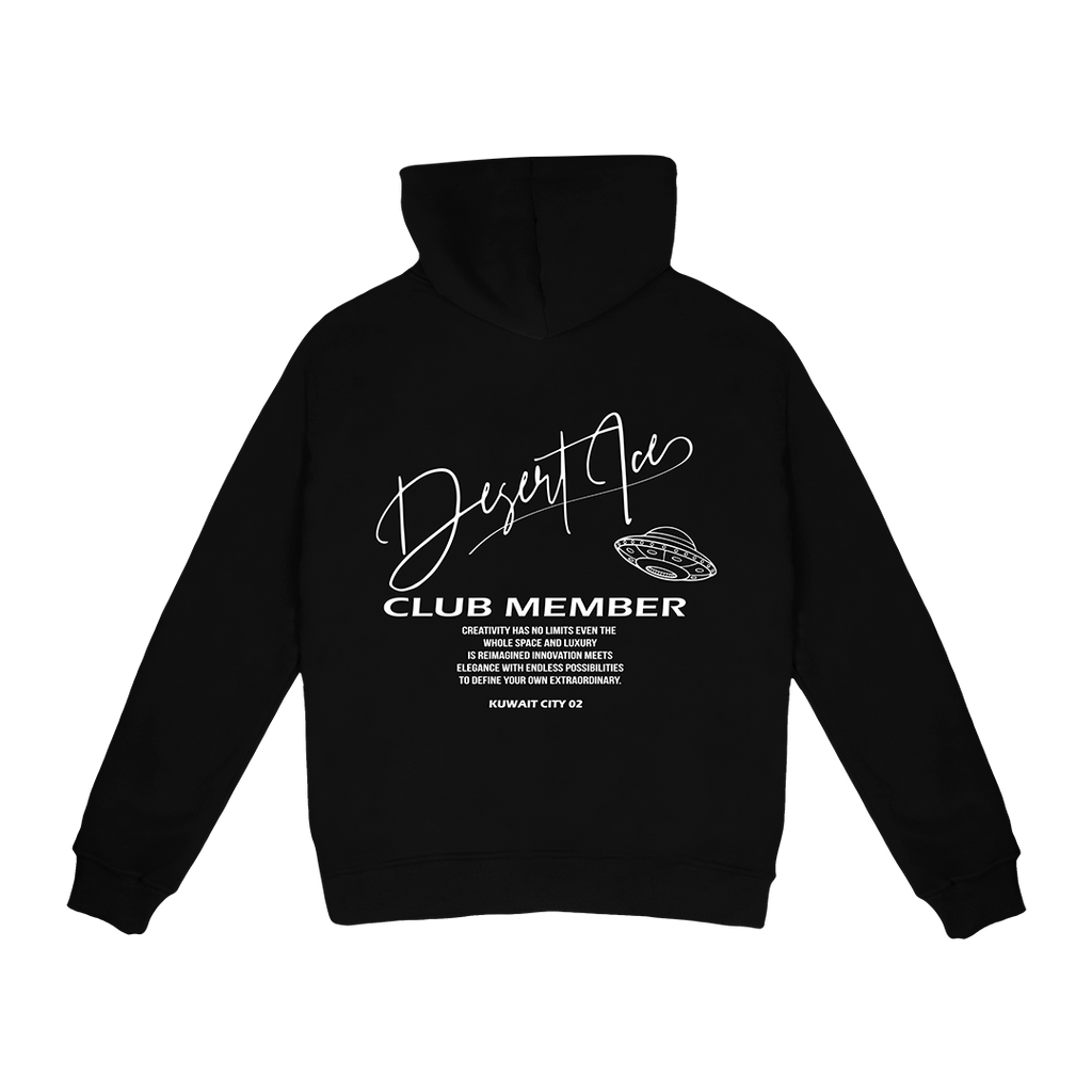 Desert Ice Club Member Hoodie(Black)هوديي عضو النادي