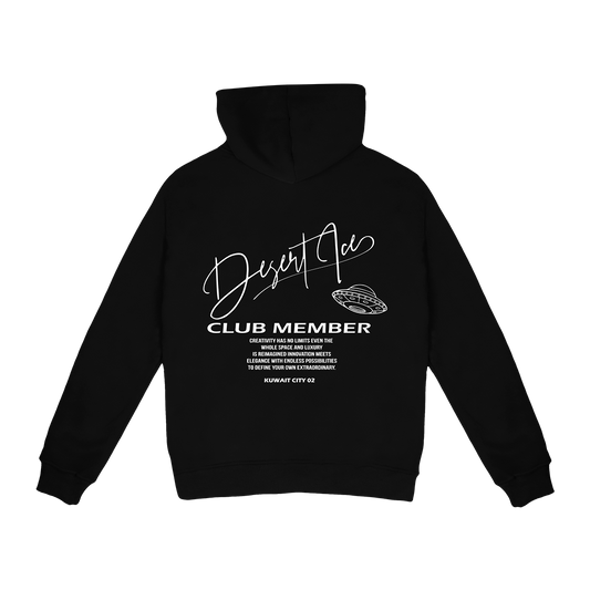 Desert Ice Club Member Hoodie(Black)هوديي عضو النادي