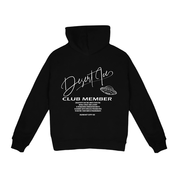 Desert Ice Club Member Hoodie(Black)هوديي عضو النادي