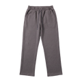Wide Leg Cotton Sweatpants - Dark Grey