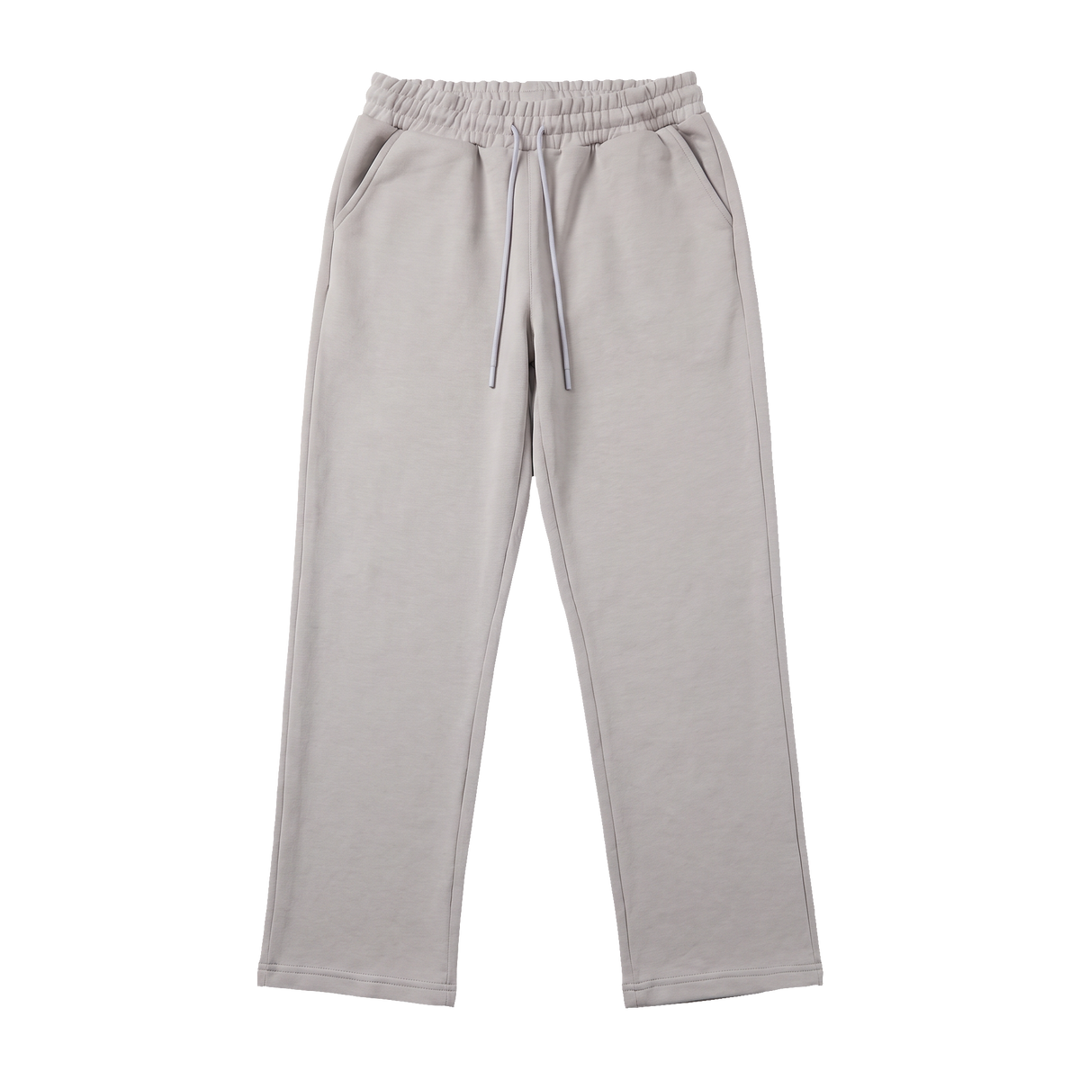 Wide Leg Cotton Sweatpants - Stone