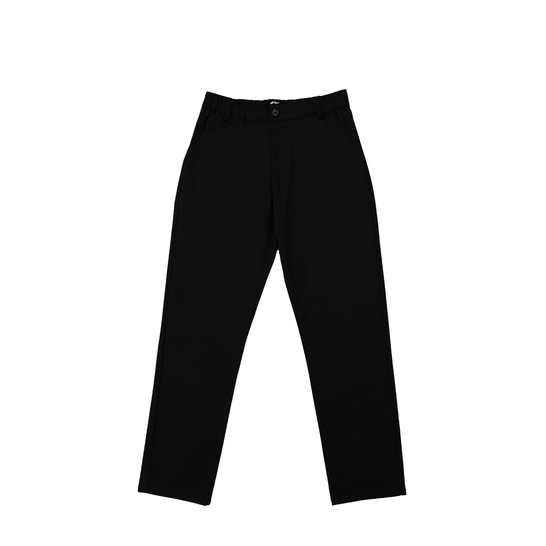 Classic Chino Pants Regular Fit (Black) بنطال