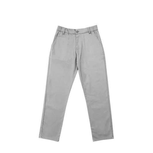 Classic Chino Pants Regular Fit (Grey) بنطال