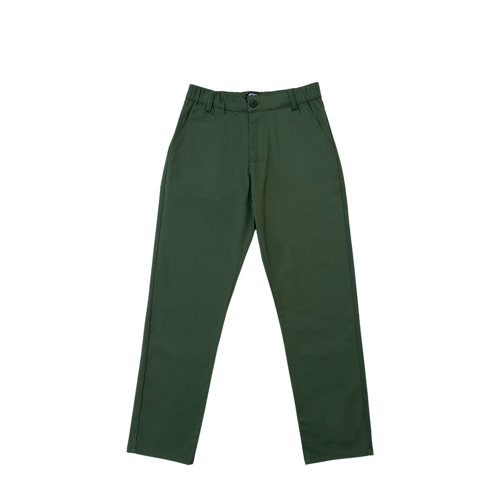 Classic Chino Pants Regular Fit (Olive) بنطال