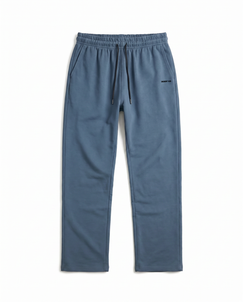 Desert ice embroidery Sweat Pants “Blue” (Unisex) بنطلون رياضي مطرز باللون الأزرق (للجنسين)