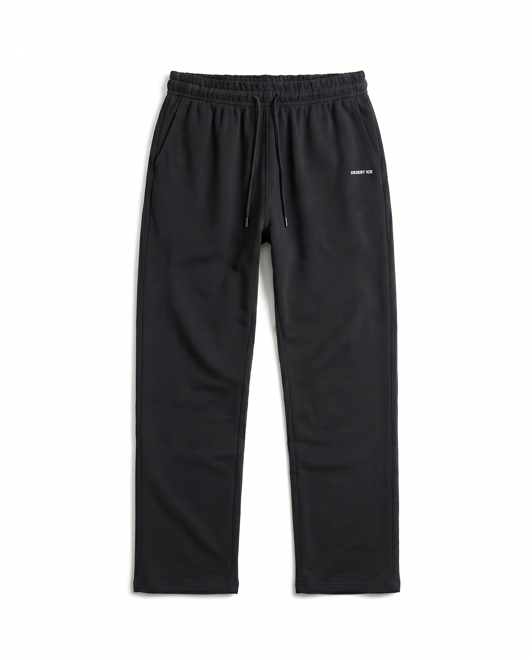 Desert ice embroidery Sweat Pants “Black” (Unisex) بنطلون رياضي مطرز "أسود" (للجنسين)