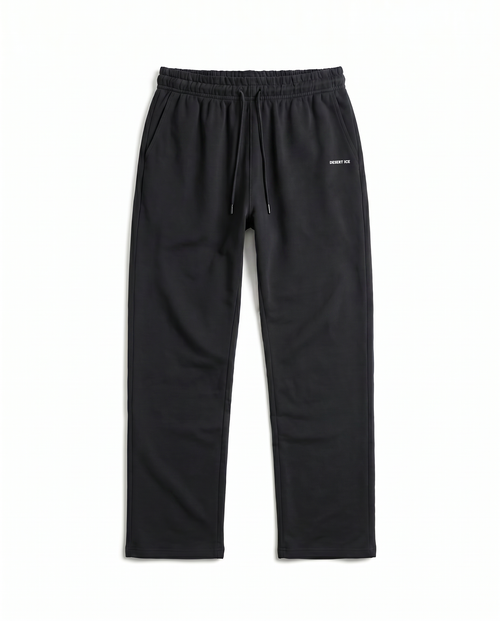 Desert ice embroidery Sweat Pants “Black” (Unisex) بنطلون رياضي مطرز "أسود" (للجنسين)