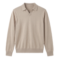 Essential Polo Long Sleeve - Beige