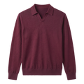 Essential Polo Long Sleeve - Red