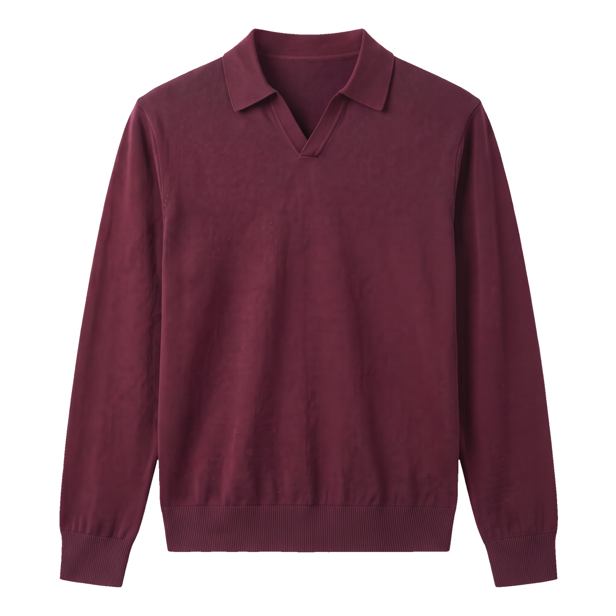 Essential Polo Long Sleeve - Red