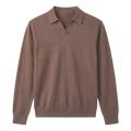 Essential Polo Long Sleeve - Light Brown