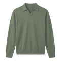 Essential Polo Long Sleeve - Olive