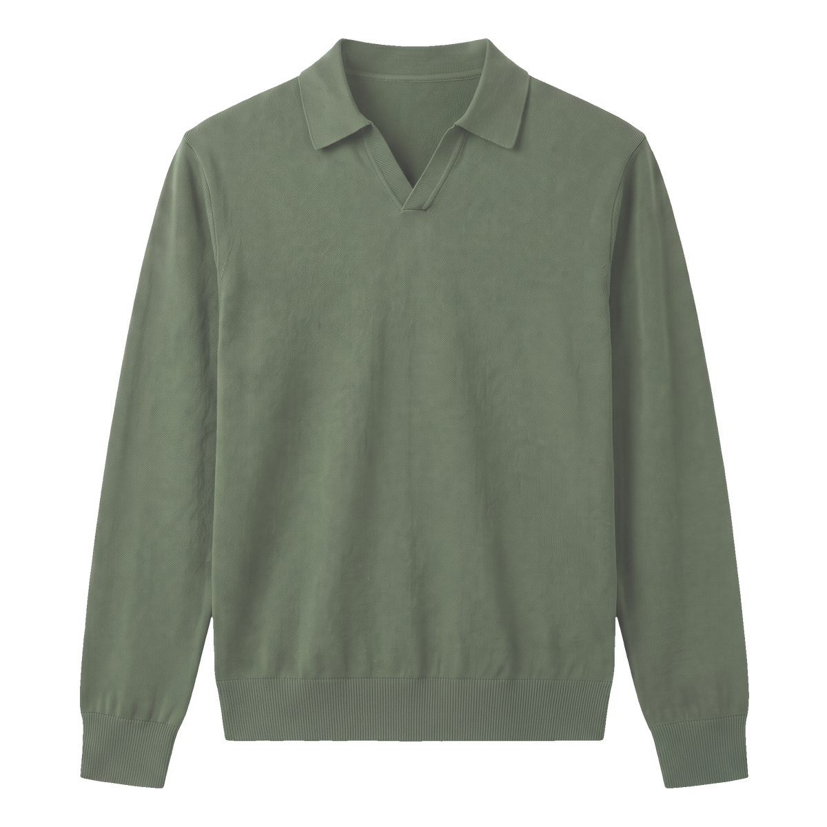 Essential Polo Long Sleeve - Olive