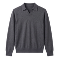 Essential Polo Long Sleeve - Grey