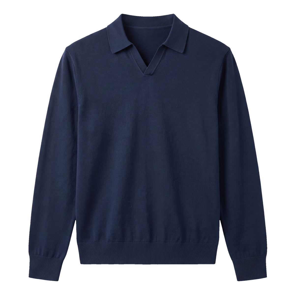 Essential Polo Long Sleeve - Navy