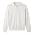 Essential Polo Long Sleeve - White