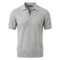 Desert Ice One Knitted Polo "Ref.01" - Light Grey