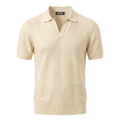 Desert Ice One Knitted Polo "Ref.01" - Milky
