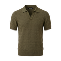 Desert Ice One Knitted Polo "Ref.01" - Olive