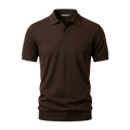 Desert Ice Essential Knitted Polo "Ref.02" - Coffee