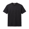 Round Neck Regular Fit Sada Tshirt (Black)