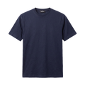 Round Neck Regular Fit Sada Tshirt (Navy Blue)