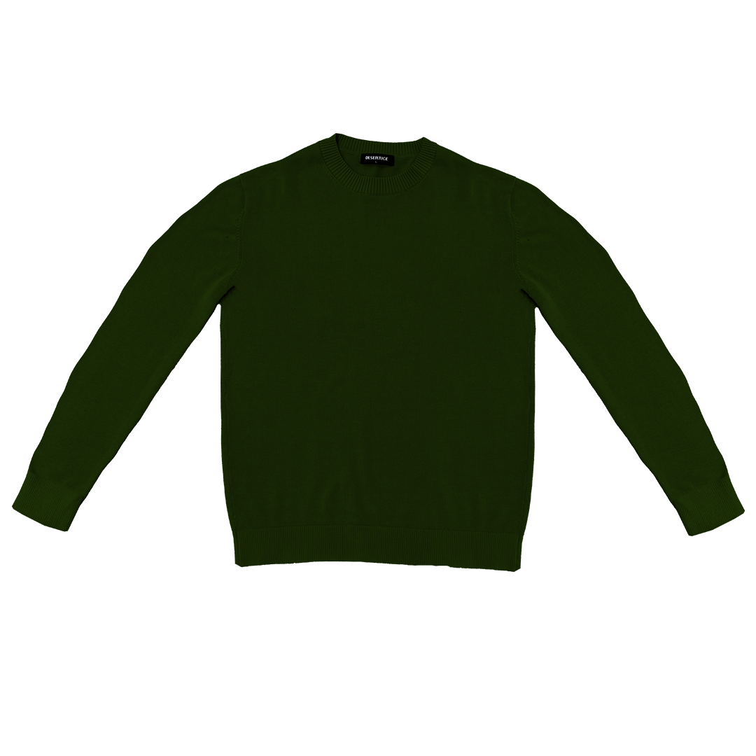 MAN SWEATER T-SHIRT XH-014 (Blackish Green) سترة