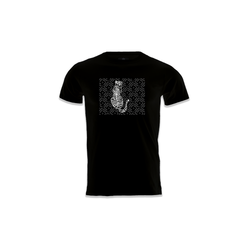 Desert Ice TIGER PATTREN T-Shirt “Black” (Unisex) تي شيرت بنمط النمر "أسود" (للجنسين)