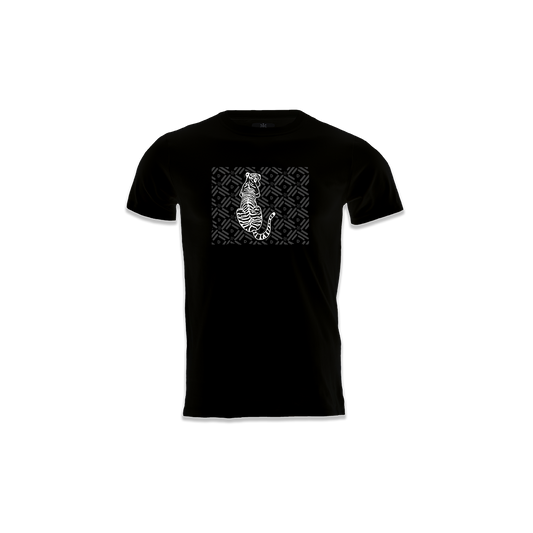 Desert Ice TIGER PATTREN T-Shirt “Black” (Unisex) تي شيرت بنمط النمر "أسود" (للجنسين)