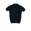 T-SHIRT KNITTED POLO REF.FF-005"NAVY" تي شيرت بولو محبوك REF.FF-005"أزرق داكن"