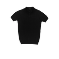 T-SHIRT KNITTED POLO REF.FF-005“BLACK” تي شيرت بولو محبوك REF.FF-005"أسود"