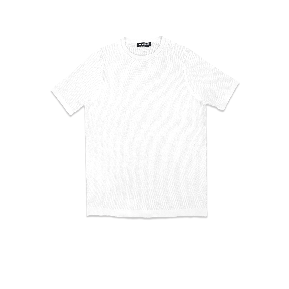 T-SHIRT KNITTED REF.KL-006"WHITE" تي شيرت محبوك REF.KL-006"أبيض"