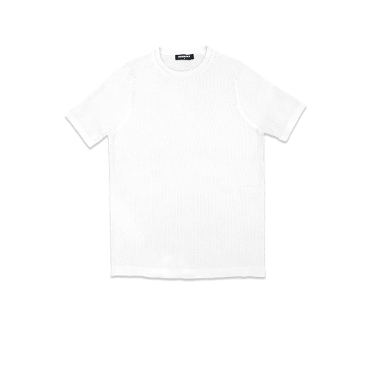 T-SHIRT KNITTED REF.KL-006"WHITE" تي شيرت محبوك REF.KL-006"أبيض"