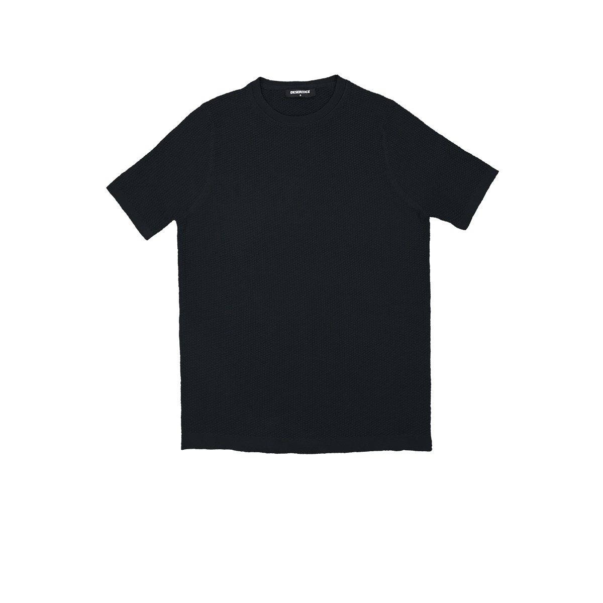 T-SHIRT KNITTED REF.KL-006"BLACK" تي شيرت محبوك REF.KL-006"أسود"