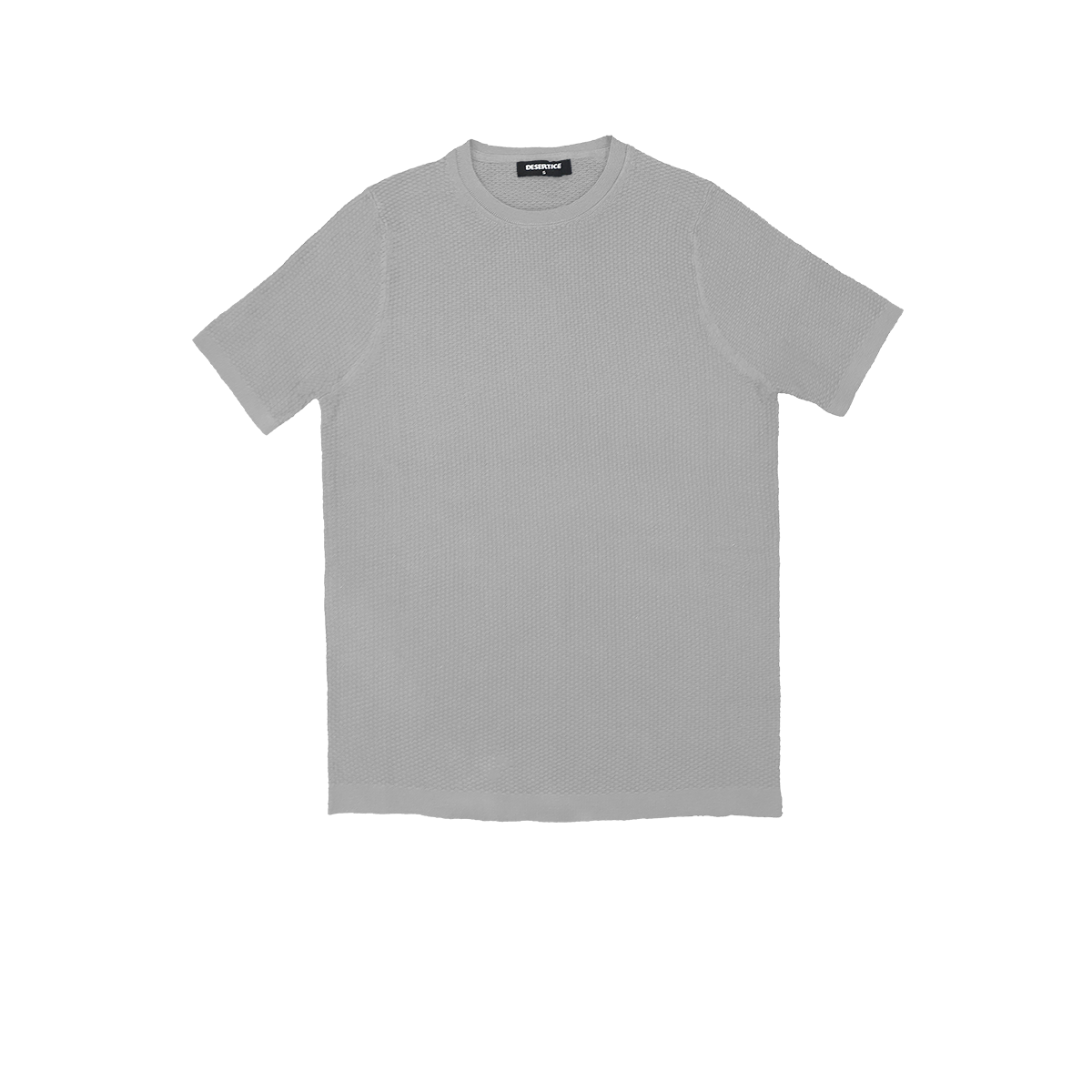 T-SHIRT KNITTED REF.KL-006"GREY" قميص تي شيرت محبوك REF.KL-006"رمادي"