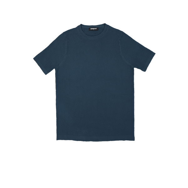 T-SHIRT KNITTED REF.KL-006"NAVY" قميص تي شيرت محبوك REF.KL-006"أزرق داكن"