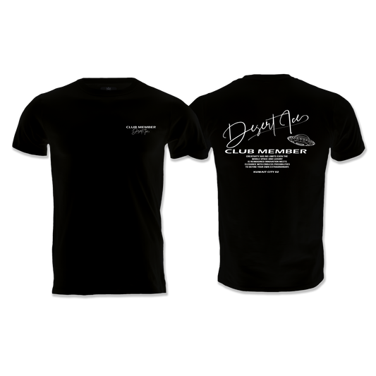 Desert Ice Round Neck T-shirt NO LIMIT "BLACK" تي شيرت برقبة دائرية