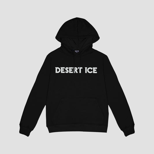 Text Hoodie (Black) "Unisex" Ref.ND2202 هودي نصي (أسود) "للجنسين"