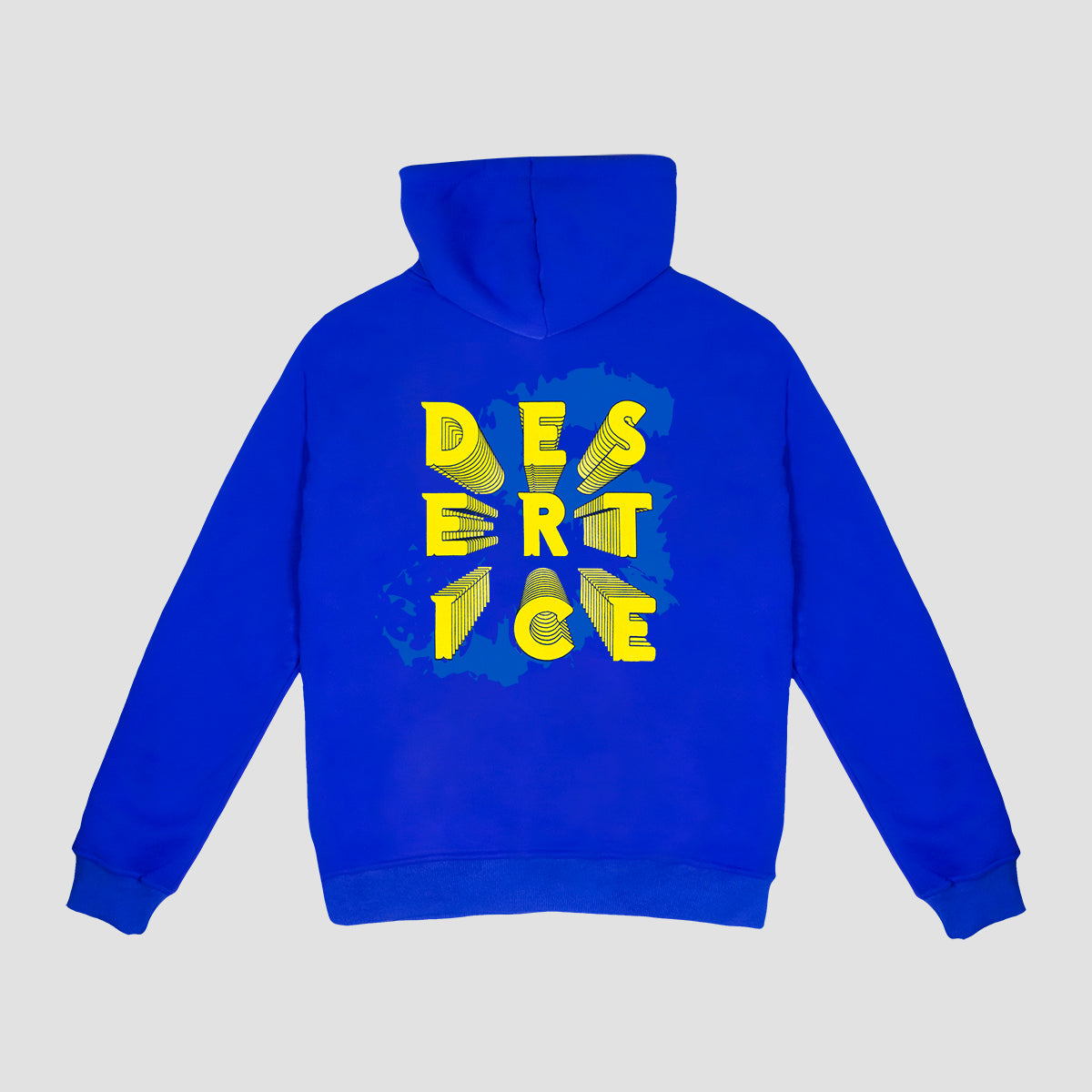 Print Hoodie (Blue) "Unisex" Ref.ND2204 هودي مطبوع (أزرق) "للجنسين"