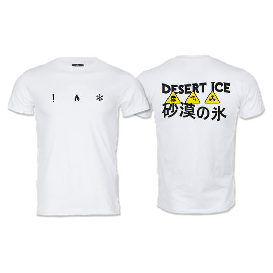 T-SHIRT REGULAR FIT REF.DE-6001“White” (Unisex) تي شيرت بمقاس عادي REF.DE-6001"أبيض" (للجنسين)