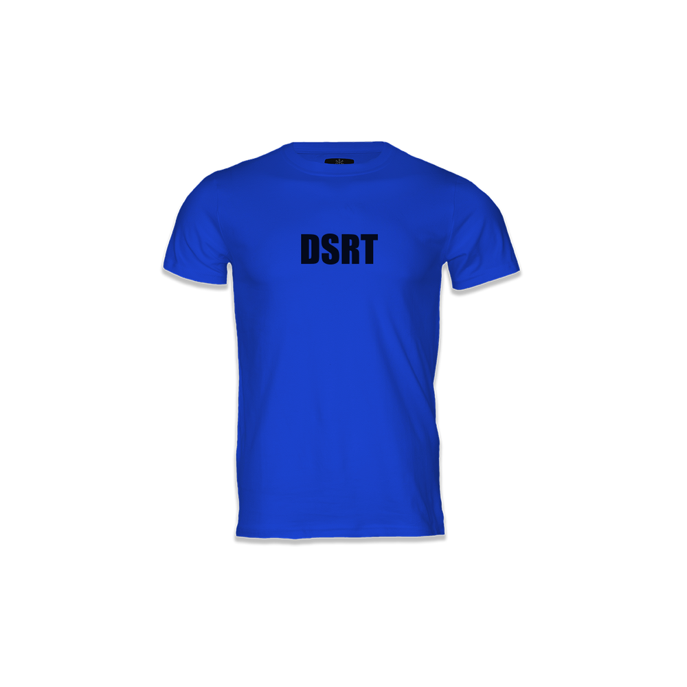 T-SHIRT REGULAR FIT REF.DE-6003“Blue” (Unisex) تي شيرت بمقاس عادي REF.DE-6003"أزرق" (للجنسين)